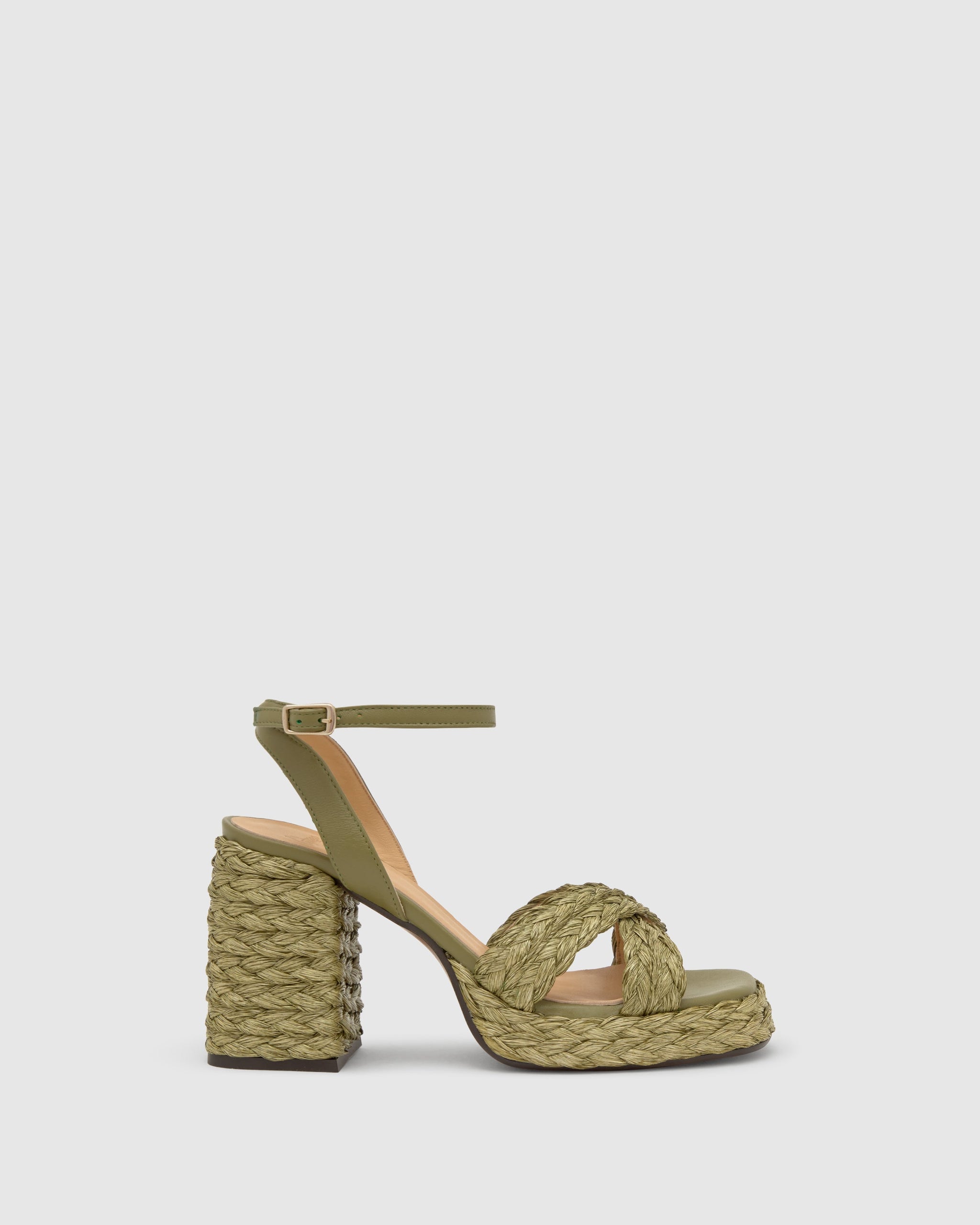 CastanerカスタニエールValeria Rafia Woven Sandalsサンダル Sandal style Women's Footwear with 10cm high Heel | Castañer