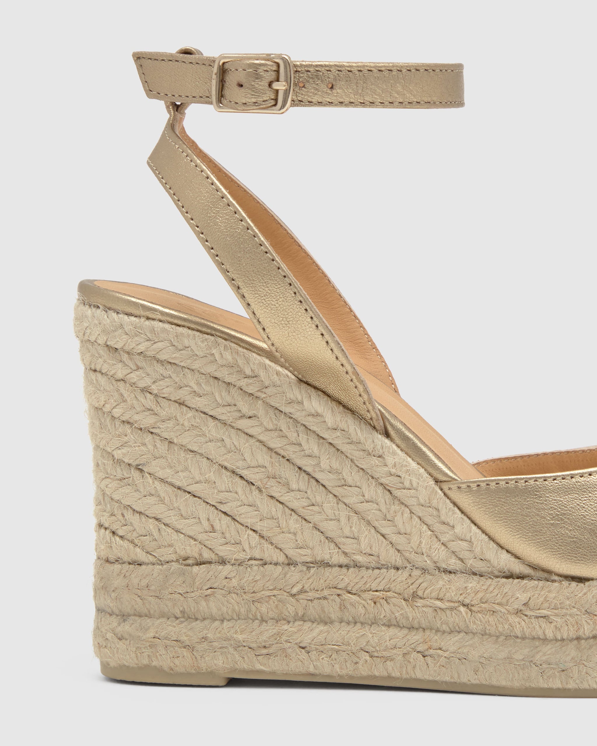 【CASTANER】+ NET SUSTAIN espadrille wedge sandals サンダル CASTAÑER + NET SUSTAIN Bromelia 100 metallic canvas
