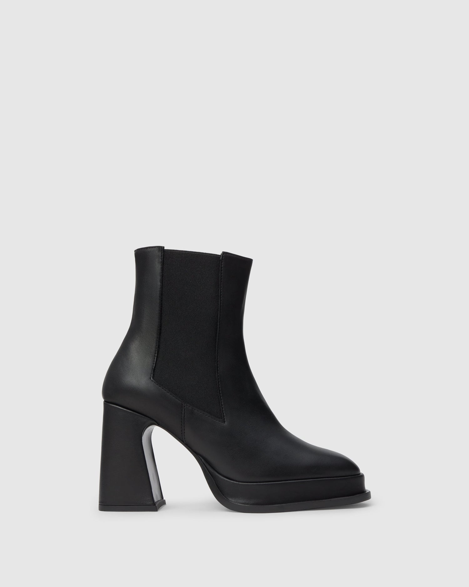 Botín de tacón Bimba en napa con cierre elástico