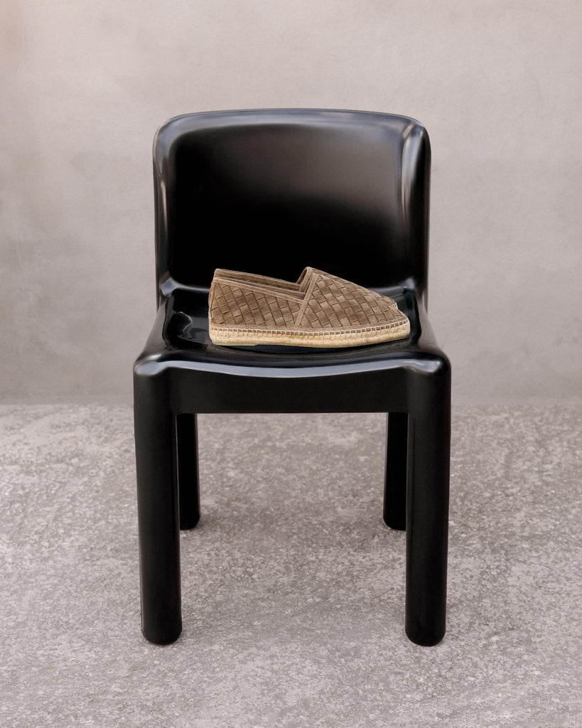 Alpargata camping Porto en serraje intrecciato