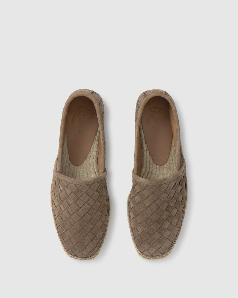 Alpargata camping Porto en serraje intrecciato