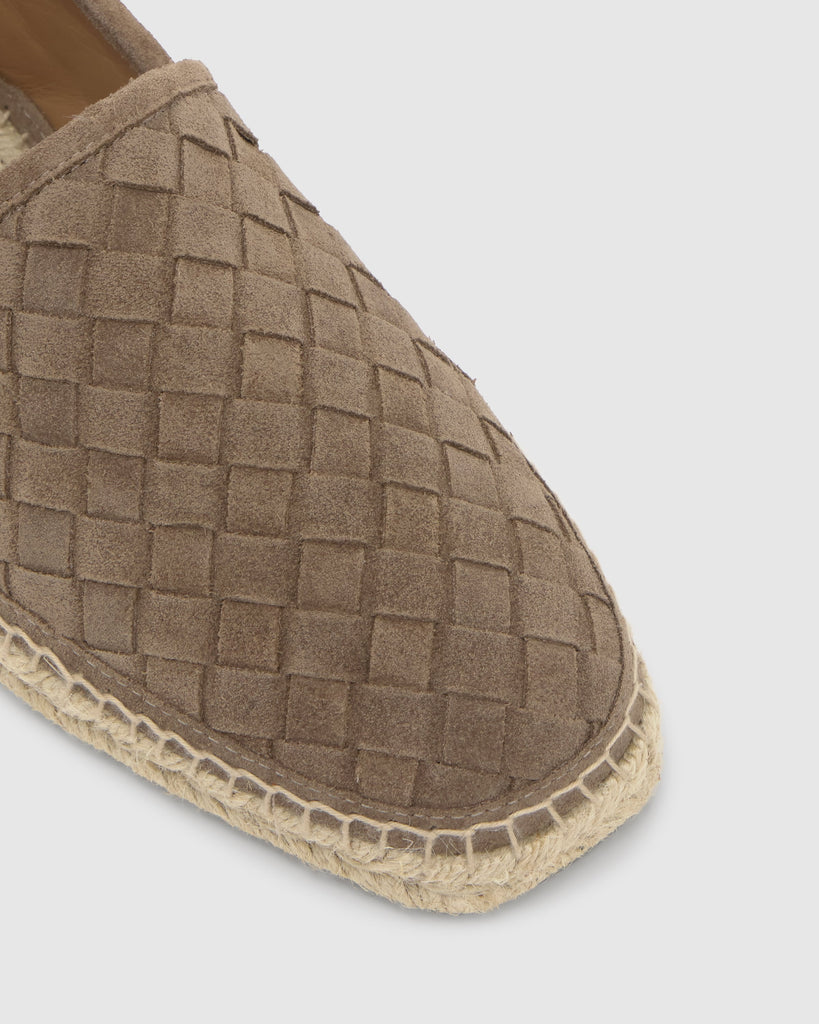 Alpargata camping Porto en serraje intrecciato